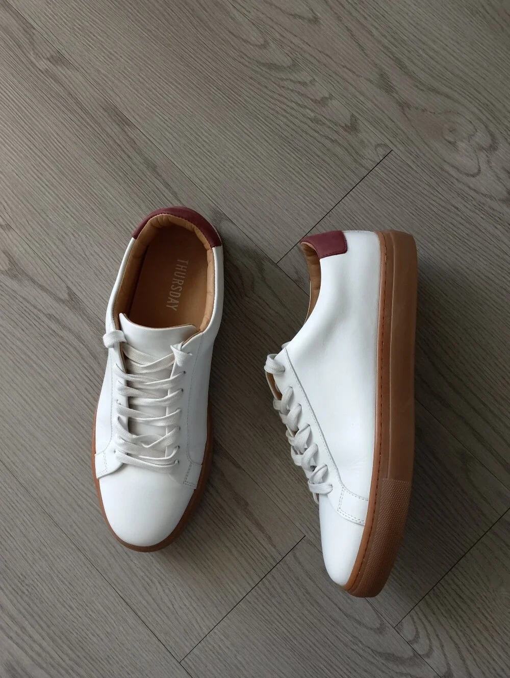 Thursday Boot Company Men's Legacy Low Top Sneakers In White Leather